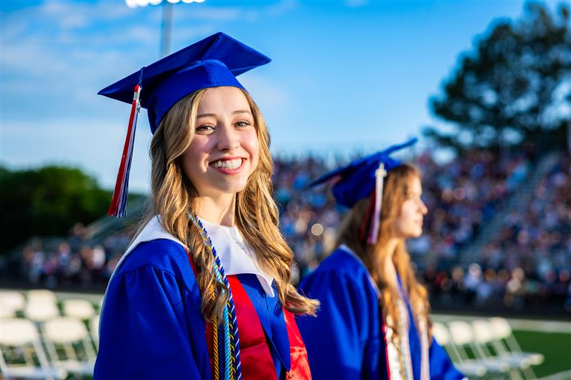 Students celebrate graduating